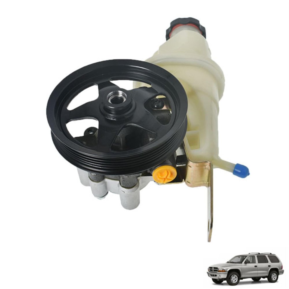 TJHSM Power Steering Pump with Pulley Reservoir Replacement for 52106253AC