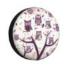 Owl Tree Branches1 Printed Spare Tire Cover Dust-Proof Weatherproof Wheel Covers Personalized Wheel Tire Protectors Universal Fit for Trailer Rv SUV Truck Camper Travel Accessories view 1