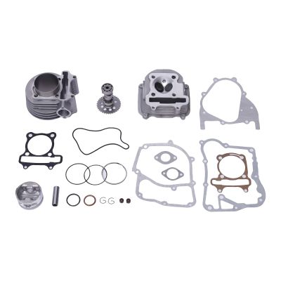 RustyVioum 150cc Big Bore Cylinder Kit 61mm Bore Fit Scooter ATV Quad With 150CC Gy6 Motors Kit Head Piston Gasket Set 61mm 150cc