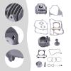 RustyVioum 150cc Big Bore Cylinder Kit 61mm Bore Fit Scooter ATV Quad With 150CC Gy6 Motors Kit Head Piston Gasket Set 61mm 150cc view 4