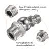 HARFINGTON 15pcs Nickel-Plated Iron 45 Degree Grease Fitting M10x1mm Metric Thread Hydraulic Grease Nipple Accessories for Car view 4