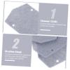 Healifty 32pcs Replacement Cloth Handheld Kitchen Decontamination Brush Head Window Dust Cleaner Tool Brush Head view 4