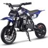 MotoTec DB-01 50cc 2-Stroke Kids Gas Dirt Bike Blue view 1