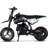 MotoTec DB-02 50cc 2-Stroke Kids Supermoto Gas Dirt Bike Black view 2