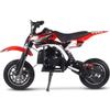 MotoTec DB-01 50cc 2-Stroke Kids Gas Dirt Bike Red view 2
