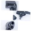 Kisangel 3-Pack Bike Pump Nozzle Adapter American to British Universal Hose Clip for Bicycle Tire Inflator for Bike and Car view 2