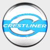 Crestliner Boat Steering Wheel Decal 2088140 | 1 5/8 Inch Blue Sticker view 1