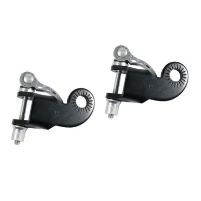 Kisangel 2 Pcs Bike Trailer Hitch Adapter Universal Hitch Clamp Sturdy Metal Attachment Screw Easy Installation Coupler