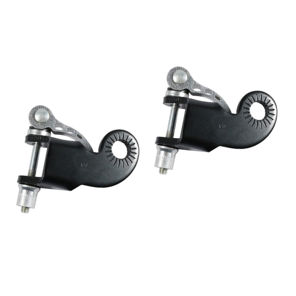 Kisangel 2 Pcs Bike Trailer Hitch Adapter Universal Hitch Clamp Sturdy Metal Attachment Screw Easy Installation Coupler