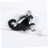 Kisangel 2 Pcs Bike Trailer Hitch Adapter Universal Hitch Clamp Sturdy Metal Attachment Screw Easy Installation Coupler view 4