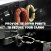 Phamyor Mini Tie Down with Hooks for Toyota Tacoma 2005-2021 & Tundra 2007-2021, for Deck Rail System Truck/Truck Bed Cleat, Replace PT278-35075,PT278-00160,PT785-35051, Heavy Duty Nylon, Black, 4pcs view 4