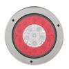 LBRST 2x 4" Round 24 LED Trailer Tail Light Stop Turn Signal Brake Marker Clearance Running Lights w/Chrome Bezels for Truck Trailer RV Jeep UTE UTV view 3