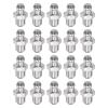 uxcell 201 Stainless Steel Straight Grease Fitting M8 x 1mm Thread Hydraulic Grease Fitting Accessories, 20Pcs view 1