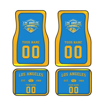 Custom Car Floor Mats,Add Personalized Name and Number As Gifts for Loyal Fans,Car Interior Accessoriess Car AccessoriesFit for Most Car -4 Pieces