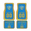 Custom Car Floor Mats,Add Personalized Name and Number As Gifts for Loyal Fans,Car Interior Accessoriess Car AccessoriesFit for Most Car -4 Pieces view 1