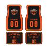 Custom Car Floor Mats,Add Personalized Name and Number As Gifts for Loyal Fans,Car Interior Accessoriess Car AccessoriesFit for Most Car -4 Pieces view 1