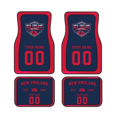Custom Car Floor Mats,Add Personalized Name and Number As Gifts for Loyal Fans,Car Interior Accessoriess Car AccessoriesFit for Most Car -4 Pieces