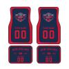 Custom Car Floor Mats,Add Personalized Name and Number As Gifts for Loyal Fans,Car Interior Accessoriess Car AccessoriesFit for Most Car -4 Pieces view 1