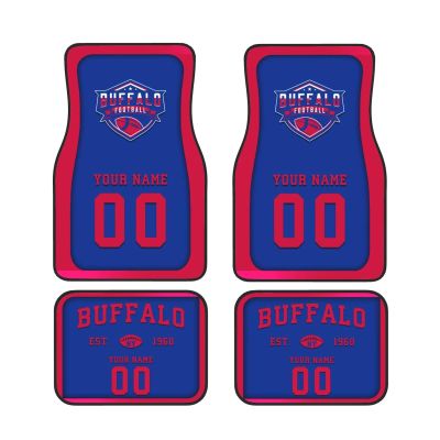 Custom Car Floor Mats,Add Personalized Name and Number As Gifts for Loyal Fans,Car Interior Accessoriess Car AccessoriesFit for Most Car -4 Pieces