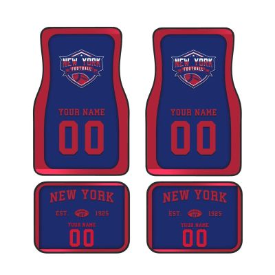Custom Car Floor Mats,Add Personalized Name and Number As Gifts for Loyal Fans,Car Interior Accessoriess Car AccessoriesFit for Most Car -4 Pieces