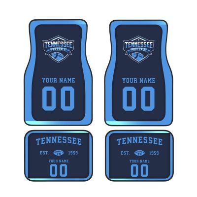 Custom Car Floor Mats,Add Personalized Name and Number As Gifts for Loyal Fans,Car Interior Accessoriess Car AccessoriesFit for Most Car -4 Pieces
