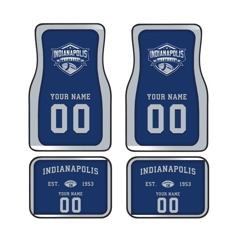 Custom Car Floor Mats,Add Personalized Name and Number As Gifts for Loyal Fans,Car Interior Accessoriess Car AccessoriesFit for Most Car -4 Pieces