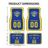 Custom Car Floor Mats,Add Personalized Name and Number As Gifts for Loyal Fans,Car Interior Accessoriess Car AccessoriesFit for Most Car -4 Pieces view 2
