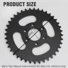 ZUDKSUY 40T Rear Sprocket 428 Sprocket Replacement 6 Hole Drive Chain Sprocket Compatible with TAOTAO SUNL Roketa JCL NST 125 150 200 250 CC view 2