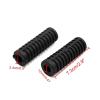 LeosHi 12mm Diameter Rubber Nonslip Footrest Pedal Foot Peg Cover Shell Black Compatible with Motorcycle (Size : 2pcs) view 2