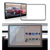 MILD EAST Screen Protector Frame for Tesla Model 3/Y, Silicone Screen Edge Protection Decor Accessories for 2016-2023 Model 3 & 2020-2023 Model Y, Gray view 1
