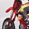 Aluminum 7075 Fork Tube Set for LOSI 1:4 Promoto-MX Motorcycle Dirt Bike RTR FXR LOS06000 LOS06002 Upgrades - Blue view 3