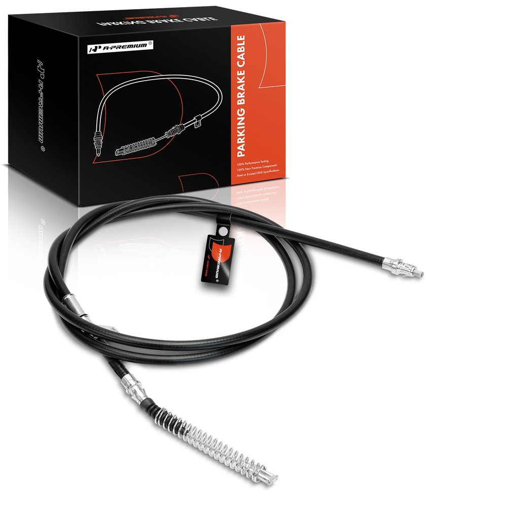 A-Premium Rear Passenger Side Parking Brake Cable Assembly Compatible with Chevrolet & GMC Models: Silverado 1500, Silverado 1500 HD Classic, Silverado 2500 HD, Sierra 1500 HD Classic, Sierra 2500 HD