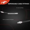 A-Premium Rear Passenger Side Parking Brake Cable Assembly Compatible with Chevrolet & GMC Models: Silverado 1500, Silverado 1500 HD Classic, Silverado 2500 HD, Sierra 1500 HD Classic, Sierra 2500 HD view 4
