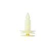 OCPTY Nylon Bumper Fasteners Fender Rivet Clips Push Type Car Retainer Kit Yellow nylon and plastic 8mm (0.32") view 1