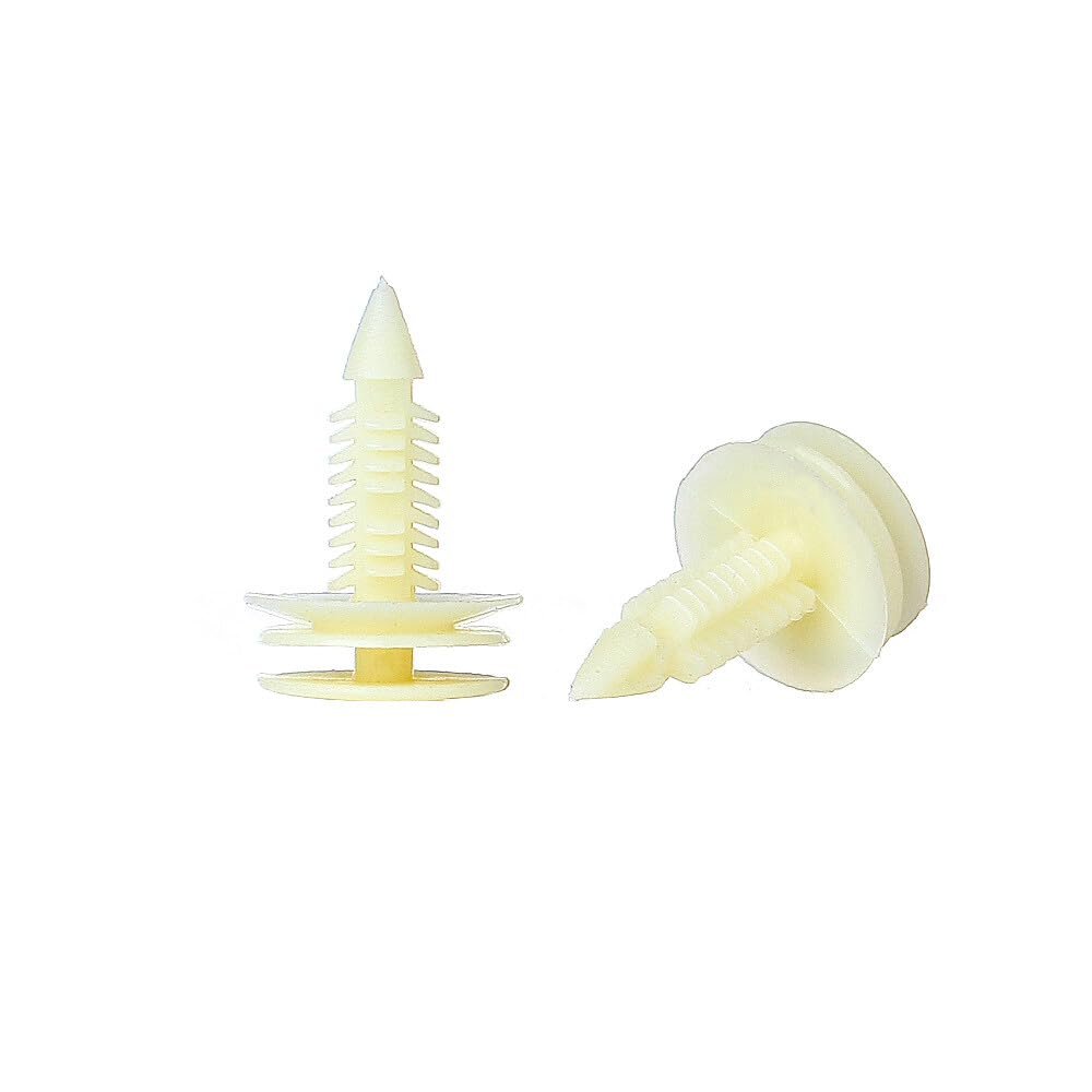 ECCPP 30Pcs Auto Car Nylon Trim Panel Shield Cover Retainer Fastener Push Clips Yellow