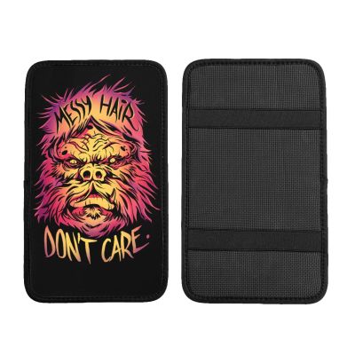 itinspace Universal Car Console Cover Bigfoot Messy Hair Armrest Fits Most Cars Enhance and Protect Your Center Console Prevent Dog Claws from Scratching 12" x 8"