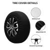 The Silent Monkey Printed Spare Tire Cover Dust-Proof Weatherproof Wheel Covers Personalized Wheel Tire Protectors Universal Fit for Trailer Rv SUV Truck Camper Travel Accessories view 4