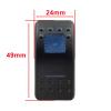 BACAUTOPARTS Blue Lens Carling Style Rocker Switch Cover for ARB Carling Rocker Switch Car Boat Dashboard ABS Material (Fan) view 3