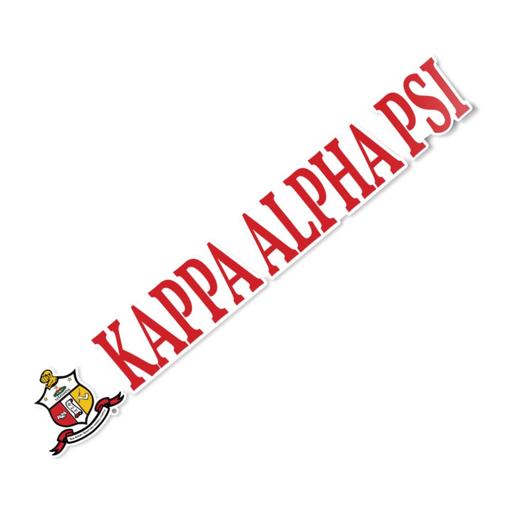 Desert Cactus Kappa Alpha Psi Sticker KAP Yo Nupe Divine Nine D9 Name Logo Vinyl Decal Laptop Water Bottle Car Scrapbook (8 inch)