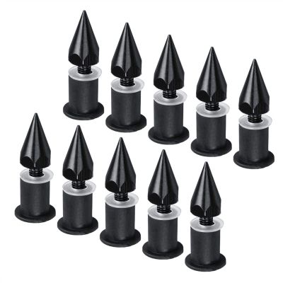 TCHAU Bodywork Kits 10pcs/Set Windscreen E-Bike Motorcycle CNC Screw Mounting Nuts Fairing Screws Bolts Motorbike Windshield Bolts Kit Parts (Color : Black)
