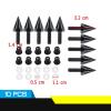 TCHAU Bodywork Kits 10pcs/Set Windscreen E-Bike Motorcycle CNC Screw Mounting Nuts Fairing Screws Bolts Motorbike Windshield Bolts Kit Parts (Color : Black) view 2