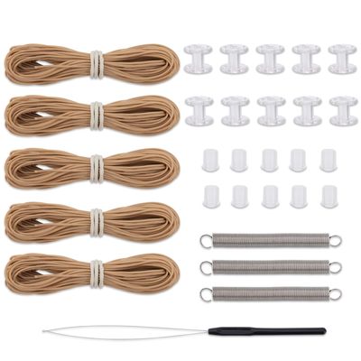 joytrace RV Pleated Shade Repair Kit, RV Window Shade Restringing Kit, Repair and Maintain of Day Night Pleated Shade (Tan)
