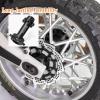 hopsupRC Aluminum 7075-T6 Front & Rear Wheel Hub Hex Upgrades Part for 1/4 Promoto-MX Motorcycle RTR FXR-LOS06000, Promoto-MX Motorcycle RTR Pro Circuit-LOS06002,Black view 3