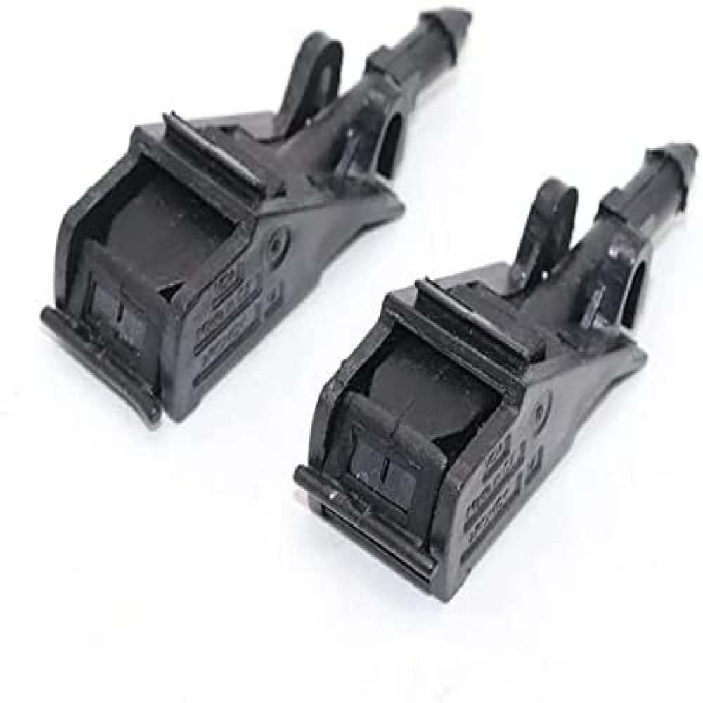 KAYJAE 2pcs Car Front Windshield Wiper Washer Nozzles,for Passat B5 1997-2005 OE 6E0955985 6E0955985A 6E0955985B Replacement Parts Accessories, Vehicle Specific Fit, black