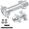 hopsupRC Aluminum 7075-T6 Front & Rear Wheel Hub Hex Upgrades Part for 1/4 Promoto-MX Motorcycle RTR FXR-LOS06000, Promoto-MX Motorcycle RTR Pro Circuit-LOS06002,Silver view 1