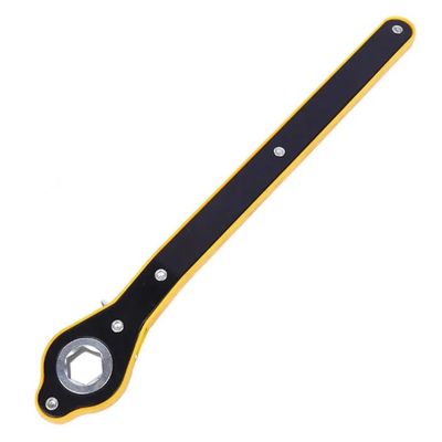 Labor-saving Ratchet Wrench For Jack Scissor Garage Tire Wheel Lug Spanner Handle With Adapter Portable Car Repair Hand Tool (Color : Hexagon)