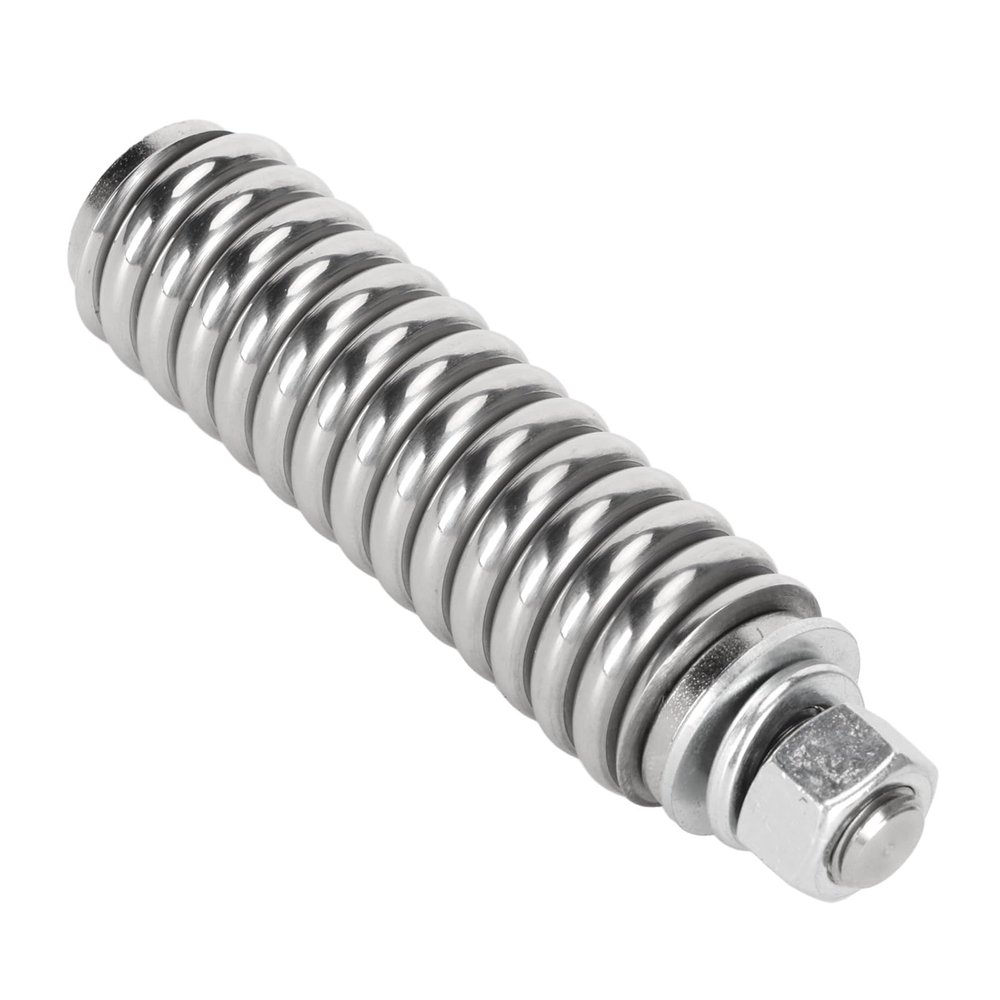 Heavy Duty CB Antenna Spring Mount, Stainless Steel Vibration Proof CB Radio Antenna Mount Spring with Standard 3/8 Inch, 24 Thread, for 60in Long Antenna, Easy to Install