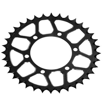 hopsupRC Aluminum 7075 Hub Chain Sprocket Upgrades Part for 1/4 Promoto MX Motorcycle Dirt Bike RTR FXR (LOS06000) (LOS06002) 7075 Alloy Hub Chain Sprocket Hops Up,Black