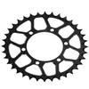 hopsupRC Aluminum 7075 Hub Chain Sprocket Upgrades Part for 1/4 Promoto MX Motorcycle Dirt Bike RTR FXR (LOS06000) (LOS06002) 7075 Alloy Hub Chain Sprocket Hops Up,Black view 1