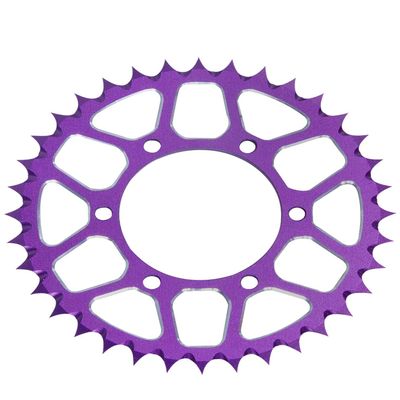 hopsupRC Aluminum 7075 Hub Chain Sprocket Upgrades Part for 1/4 Promoto MX Motorcycle Dirt Bike RTR FXR (LOS06000) (LOS06002) 7075 Alloy Hub Chain Sprocket Hops Up,Purple